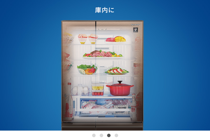 冷蔵室 | SJ-F503G | 冷蔵庫：シャープ