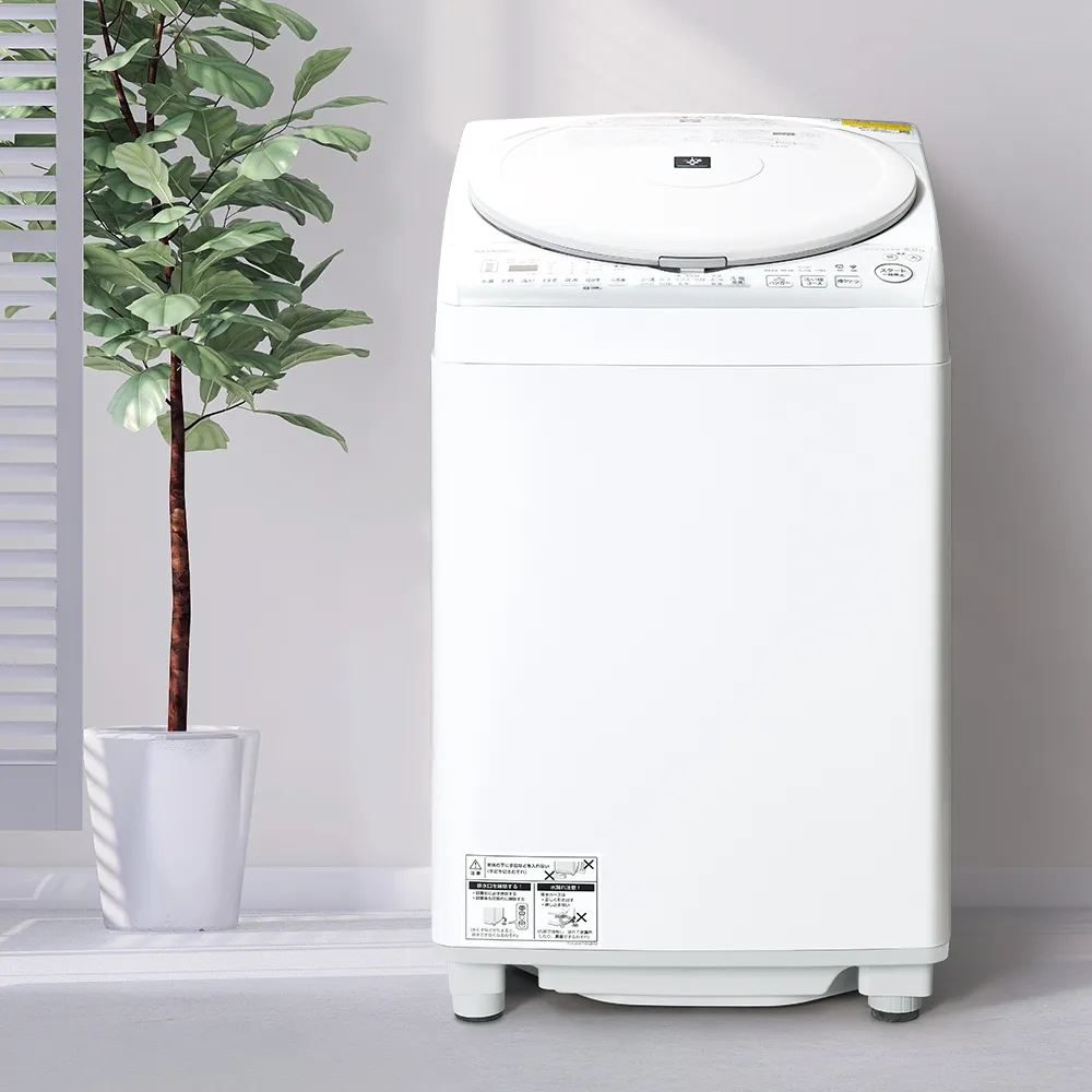 608 シャープ 大型洗濯機 家庭用 8kg 関東 送料無料 保証込み 608