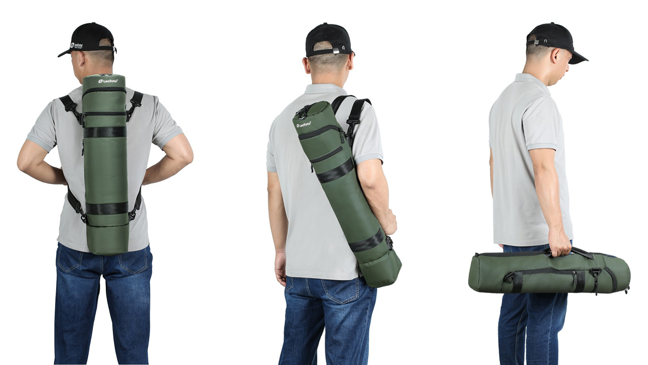 Leofoto、「TB-01 多機能三脚ソフトケース」発売。様々な三脚の運搬を