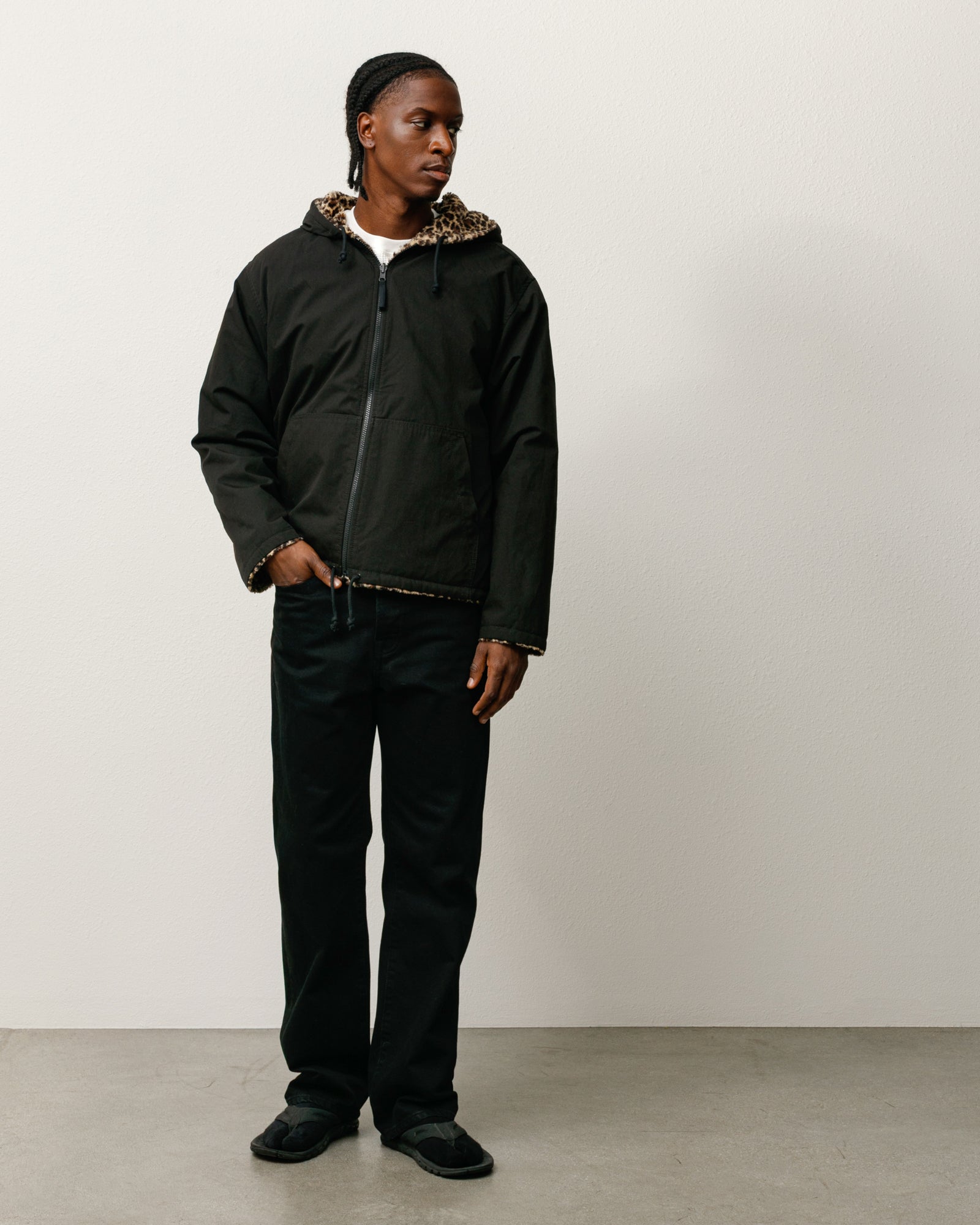 Reversible Hooded Jacket – Leopard | Outerwear | Stüssy Japan