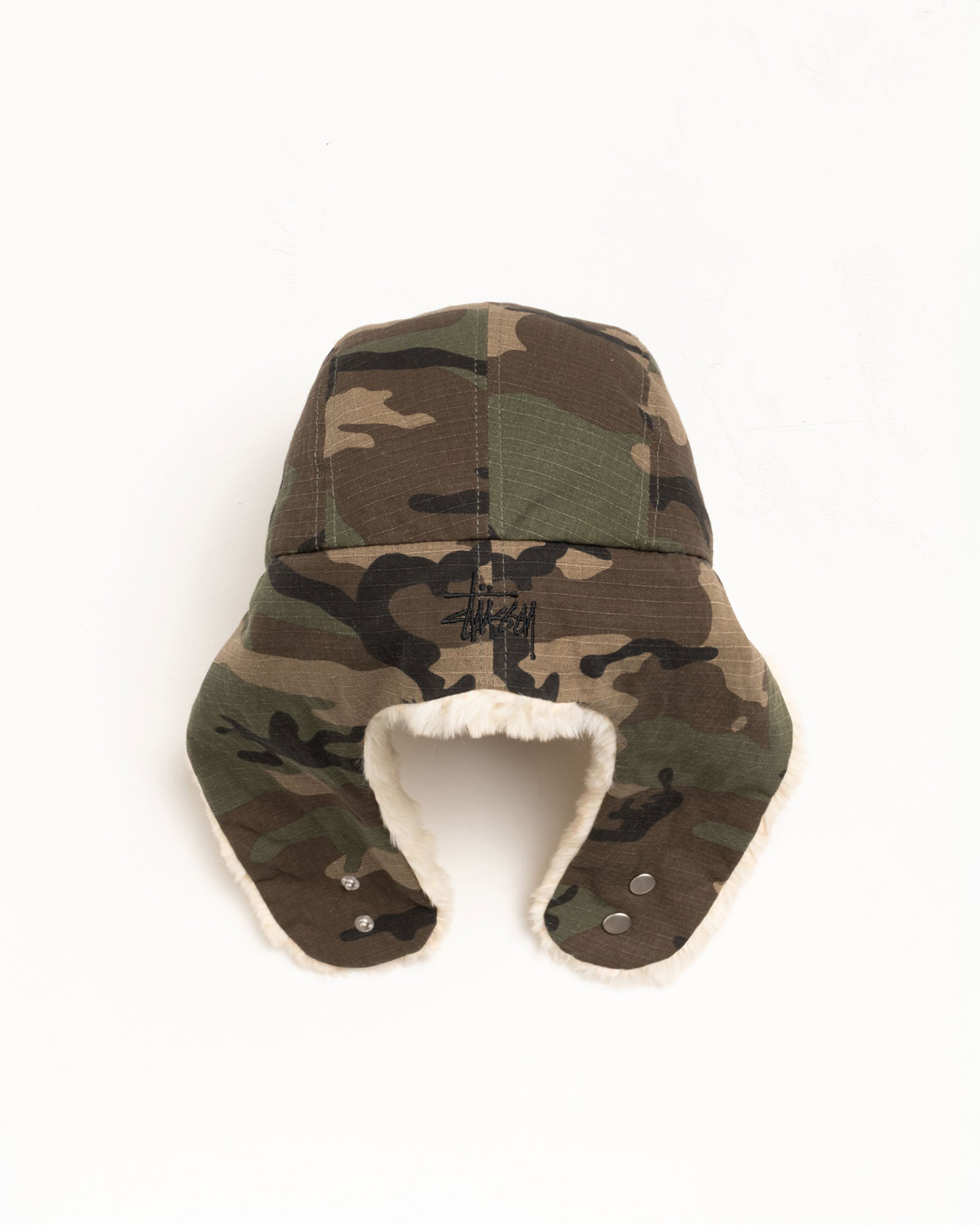 Ripstop Trapper Cap – Camo | Headwear | Stüssy Japan