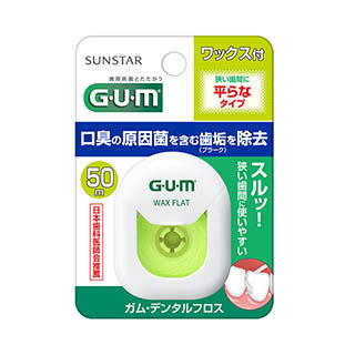 ガム・デンタルフロス ワックスなし ​40M [ふくらむタイプ]│オーラル