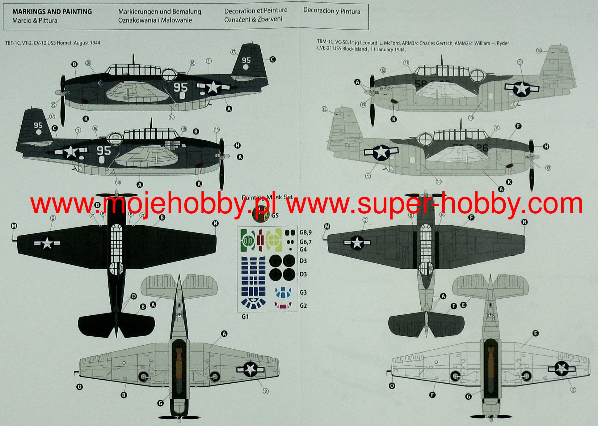 TBF/TBM-1C Avenger Hobby 2000 72009