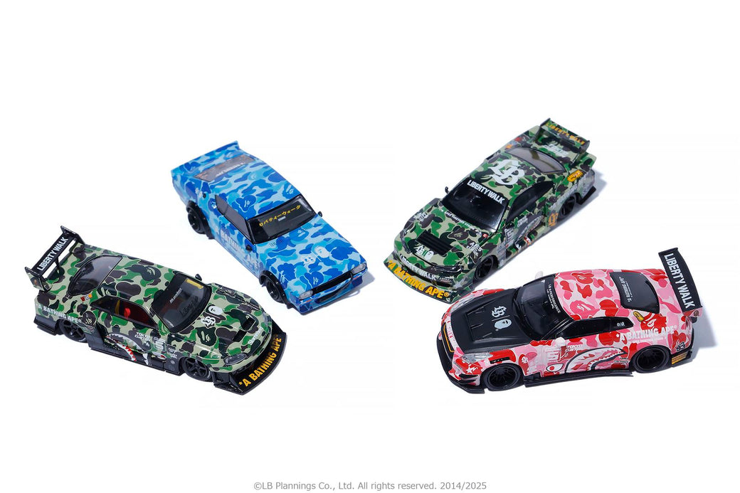 BAPE X LBWK 】NISSAN 1/64 4PCS SET | bape.com