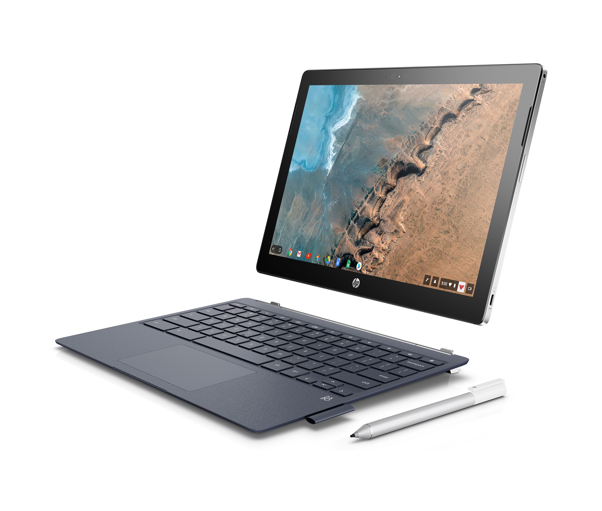 タブレットに変身できる着脱式キーボード搭載！HP Chromebook x2