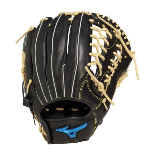 ミズノ グローバルエリート 外野手用 オーダー イエロー×ターコイズ