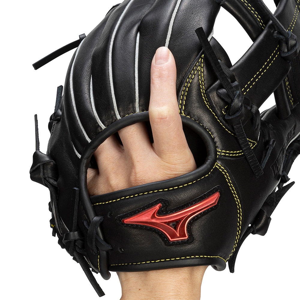 ジュニア軟式用ウィルドライブ レッド 小指2本入れグラブ【オール