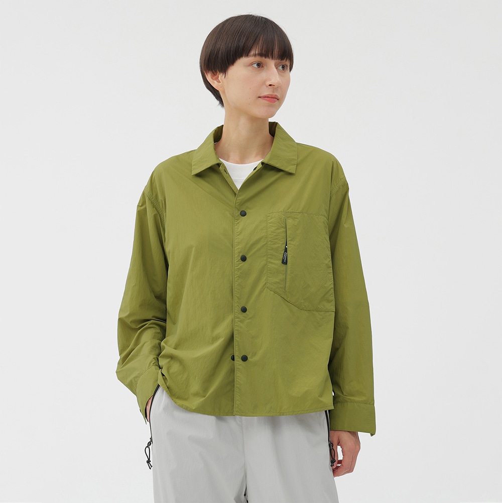 MARGARET HOWELL】ウォーターリパレントタスランナイロンシャツ