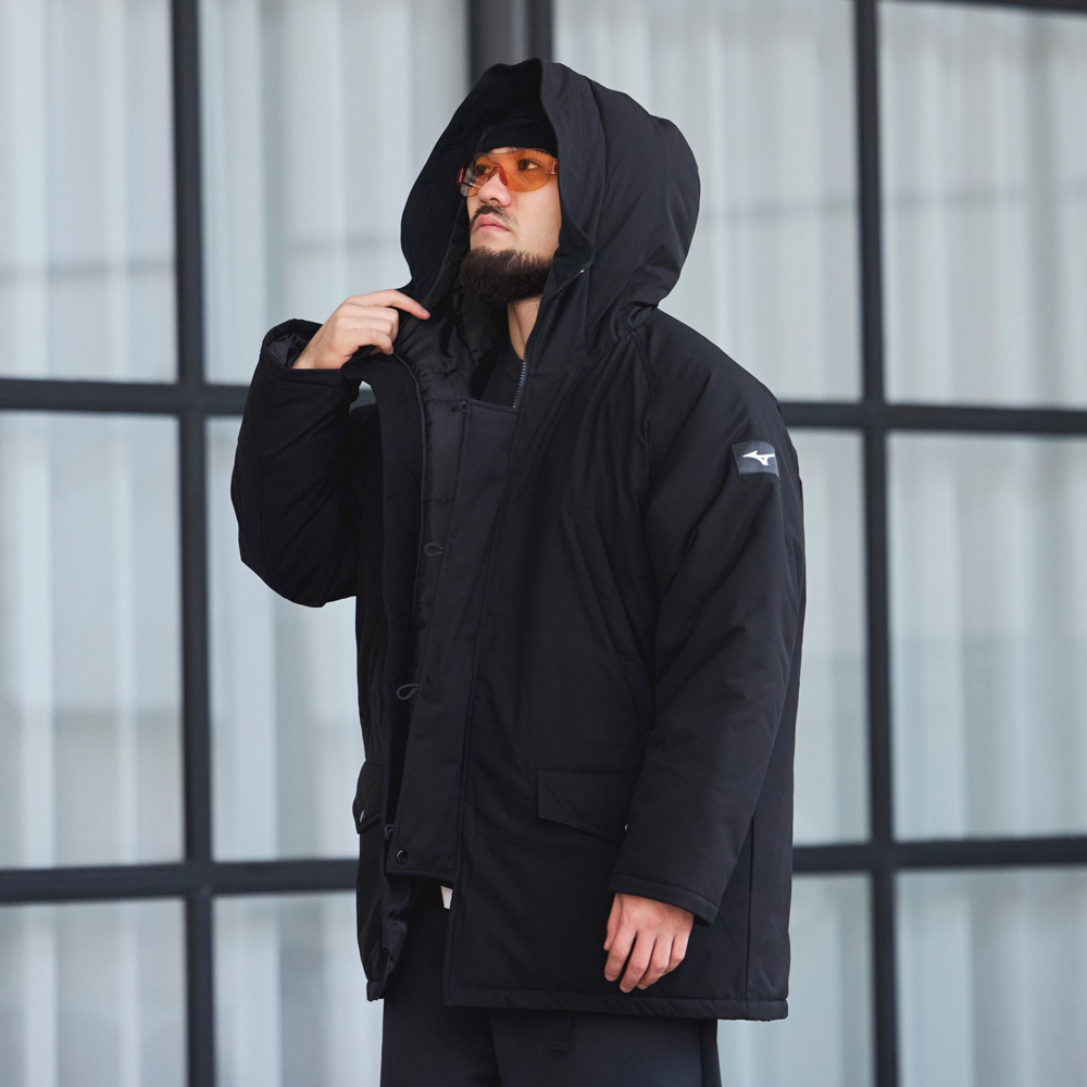 吸湿発熱】ルーズフィットブレスサーモコート|32ME5US1|ミズノ