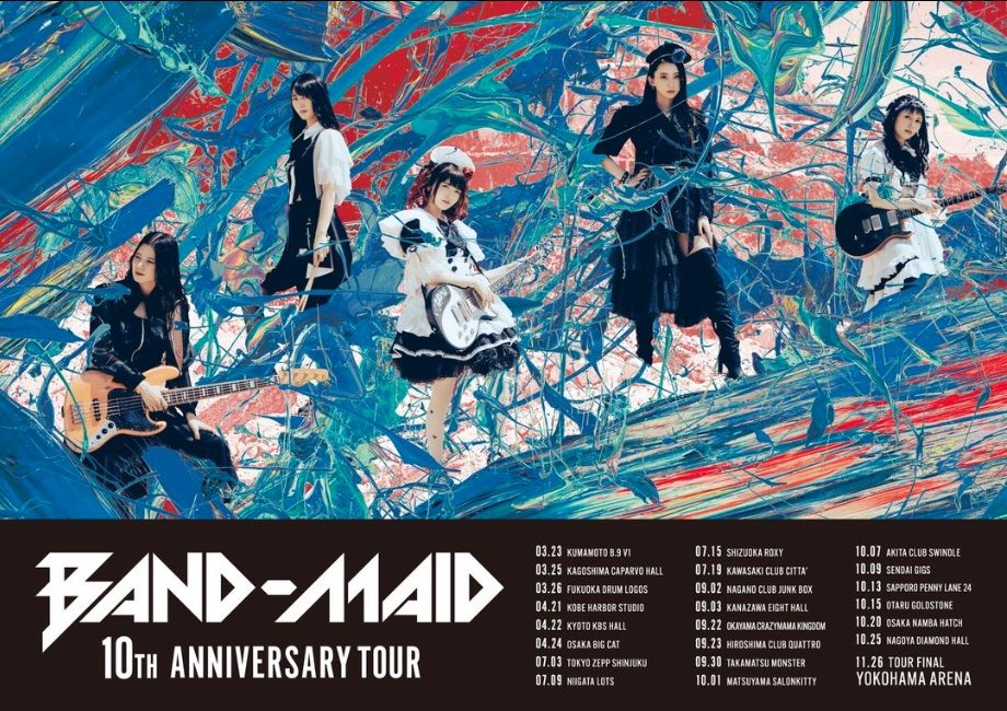 BAND-MAID commemorates 10th anniversary with Japan, US tours