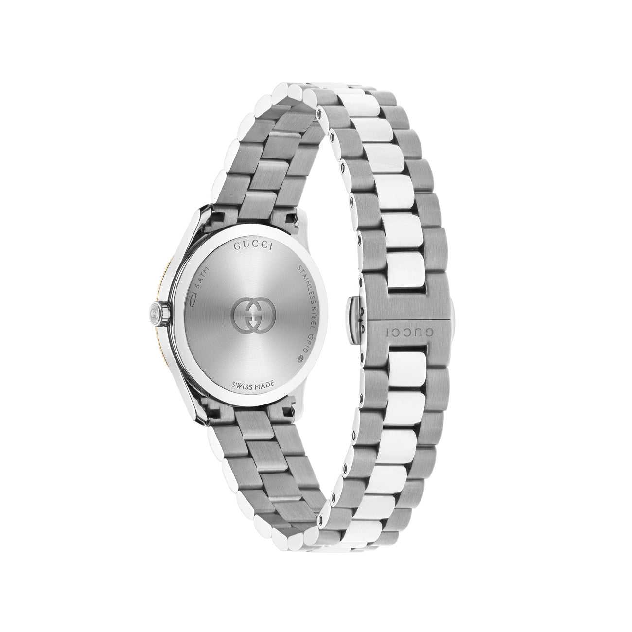 Gucci G-Timeless Silver Dial on Steel Bracelet - 29mm | YA1265070