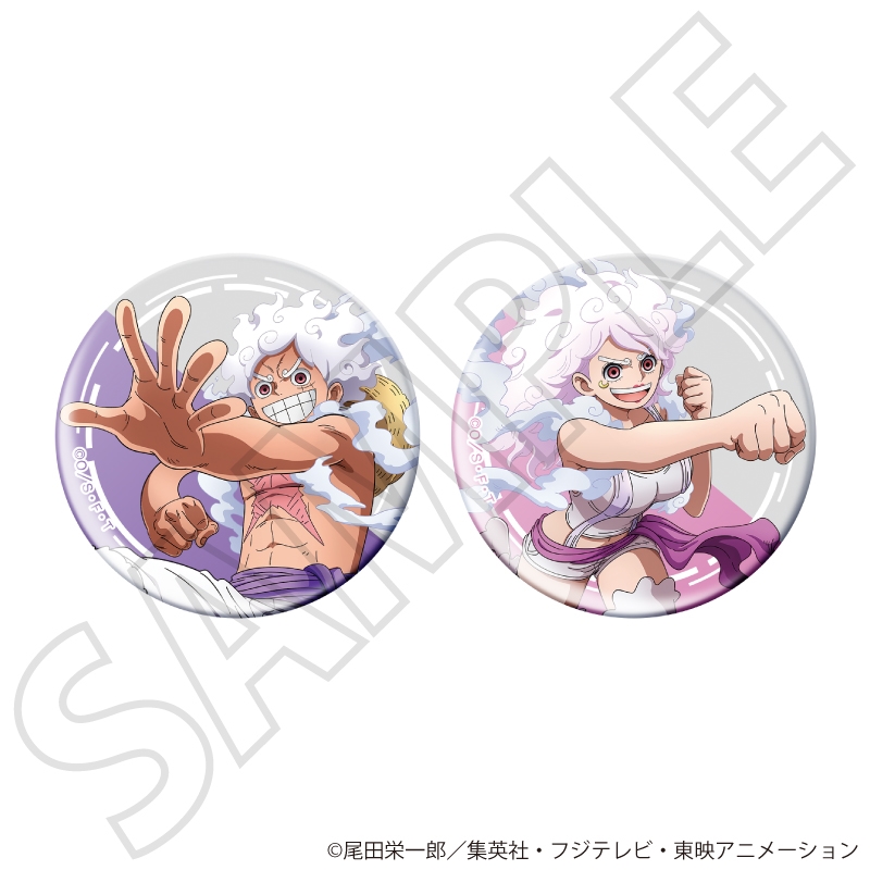 ONE PIECE』缶バッジセット／ルフィ・ボニー エッグヘッド編