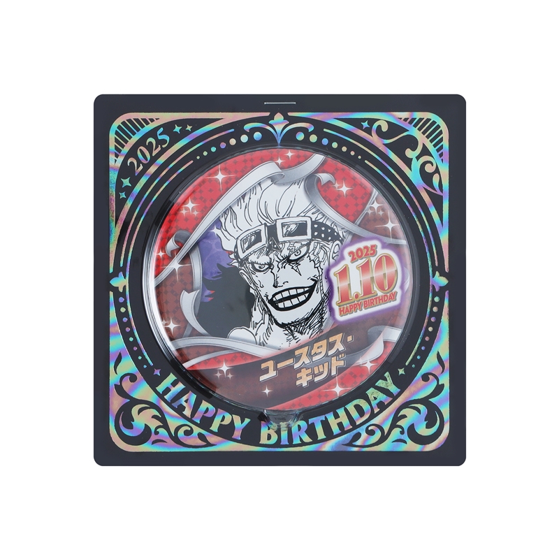 ONE PIECE』バースデイ缶バッジ ユースタス・キッド BE1