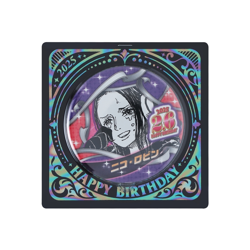 ONE PIECE』バースデイ缶バッジ ニコ・ロビン BE1