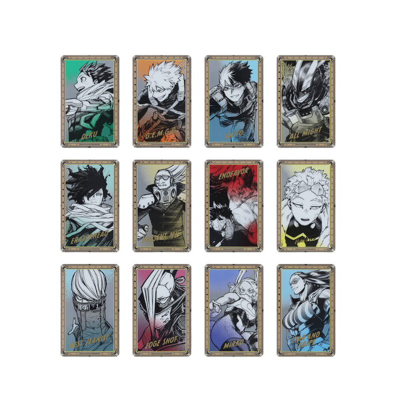 僕のヒーローアカデミア』箔押しクリアカードコレクション 12枚