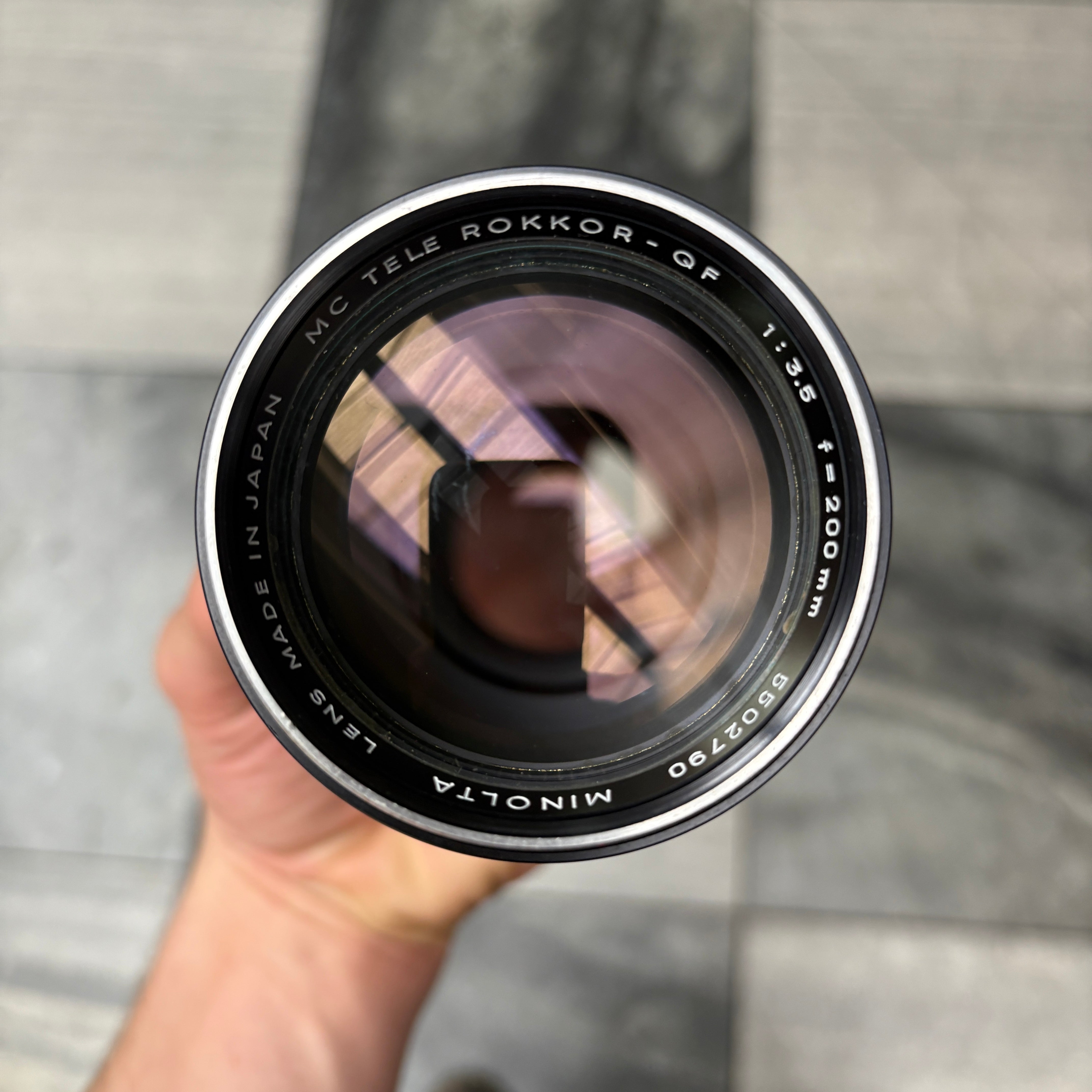 Minolta MC Tele Rokkor-QF 200mm f/3.5 lens – Junktion NZ