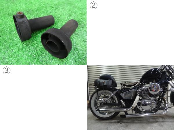 ビラーゴ250(3DM-053)◇社外スラッシュカットマフラー – 中古バイク