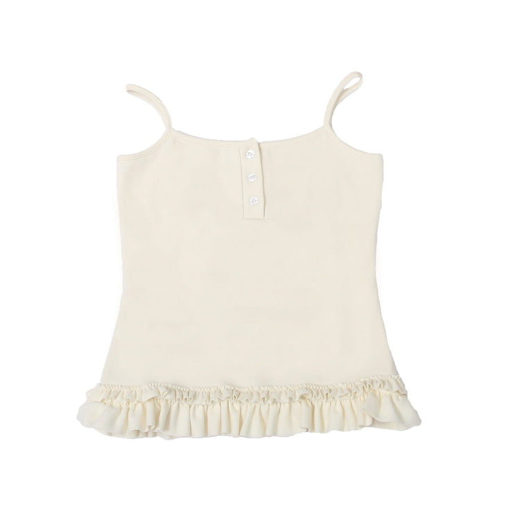 Layered frill camisole set | Judin
