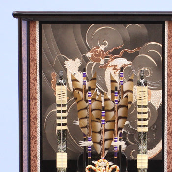 破魔弓ケース飾り 高さ43cm 12号 悠久 – 寿鳳人形の東芸