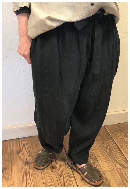 ichi/Antiquitos（アンティークス） 600113 リネンヘリンボーン東炊き