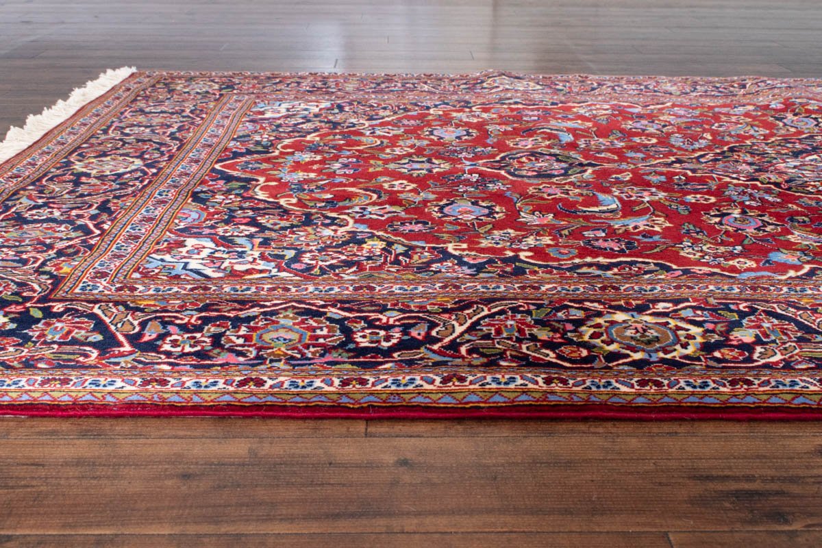 ペルシャ絨毯 イラン カシャーン産リビングサイズ 227✕135