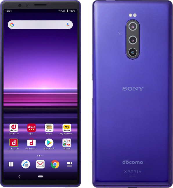 ドコモ、世界初の4K有機ELディスプレイ搭載の「Xperia 1 SO-03L」を14