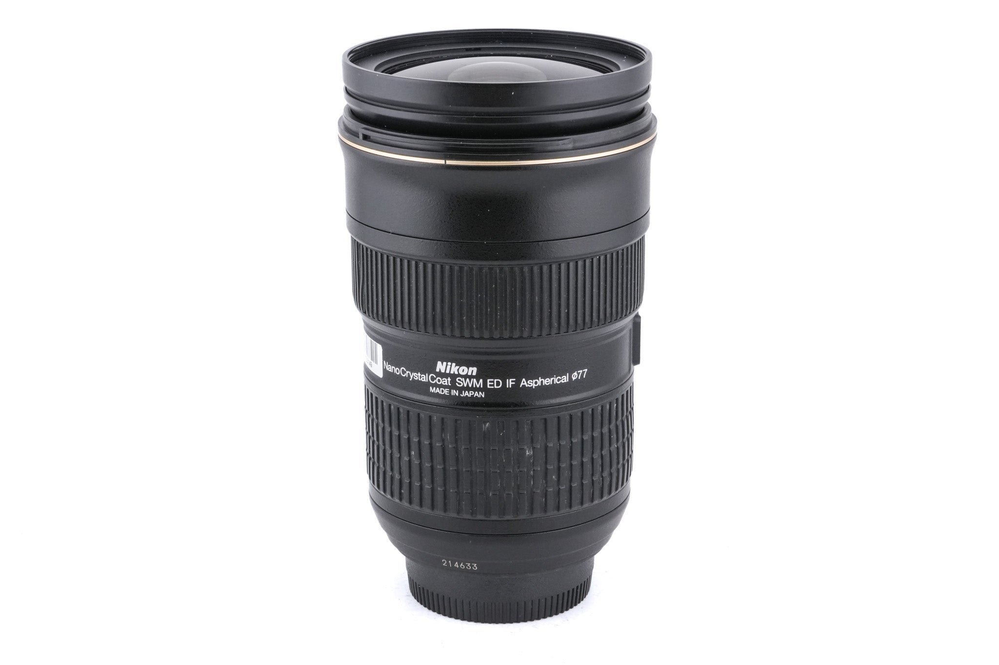 Nikon 24-70mm f2.8 AF-S Nikkor G ED N - Lens – Kamerastore