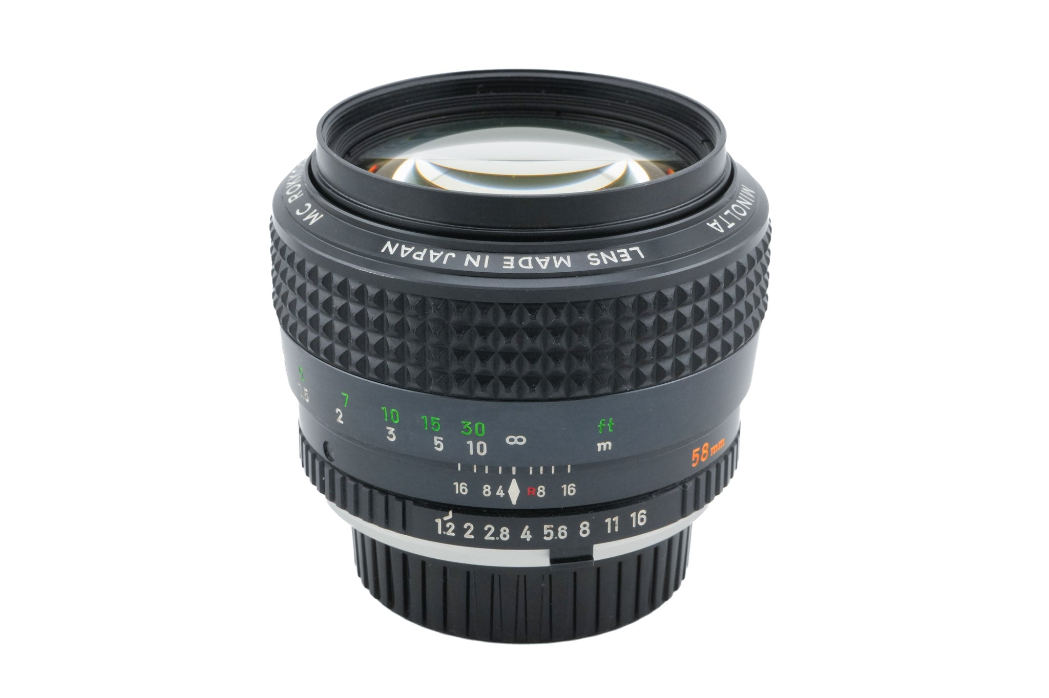 Minolta 58mm f1.2 MC Rokkor-PG - Lens – Kamerastore