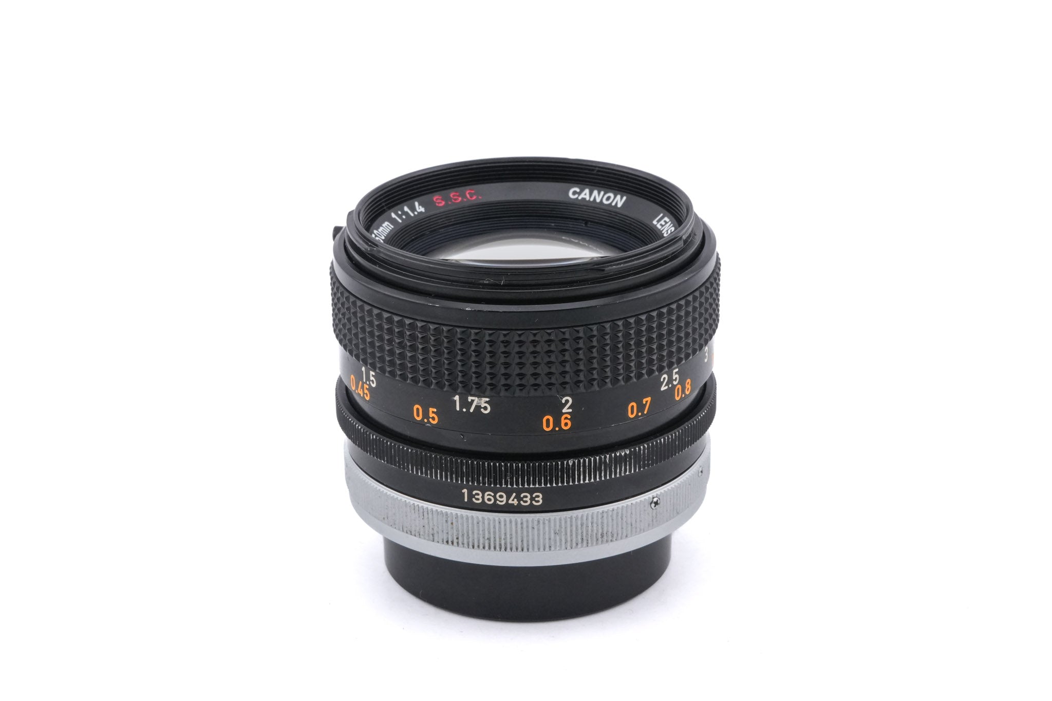 Canon 50mm f1.4 S.S.C. - Lens – Kamerastore