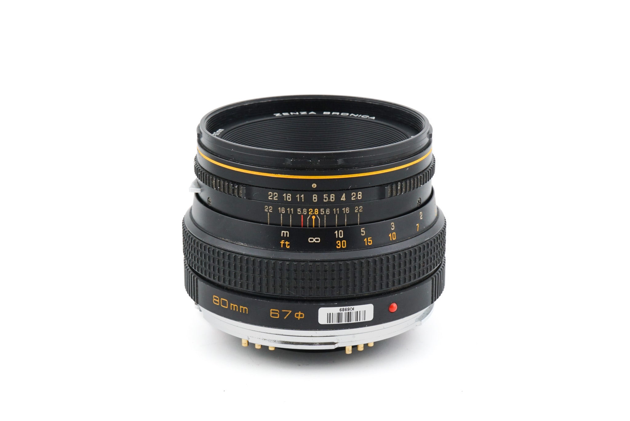 Zenza Bronica 80mm f2.8 Zenzanon-S - Lens – Kamerastore