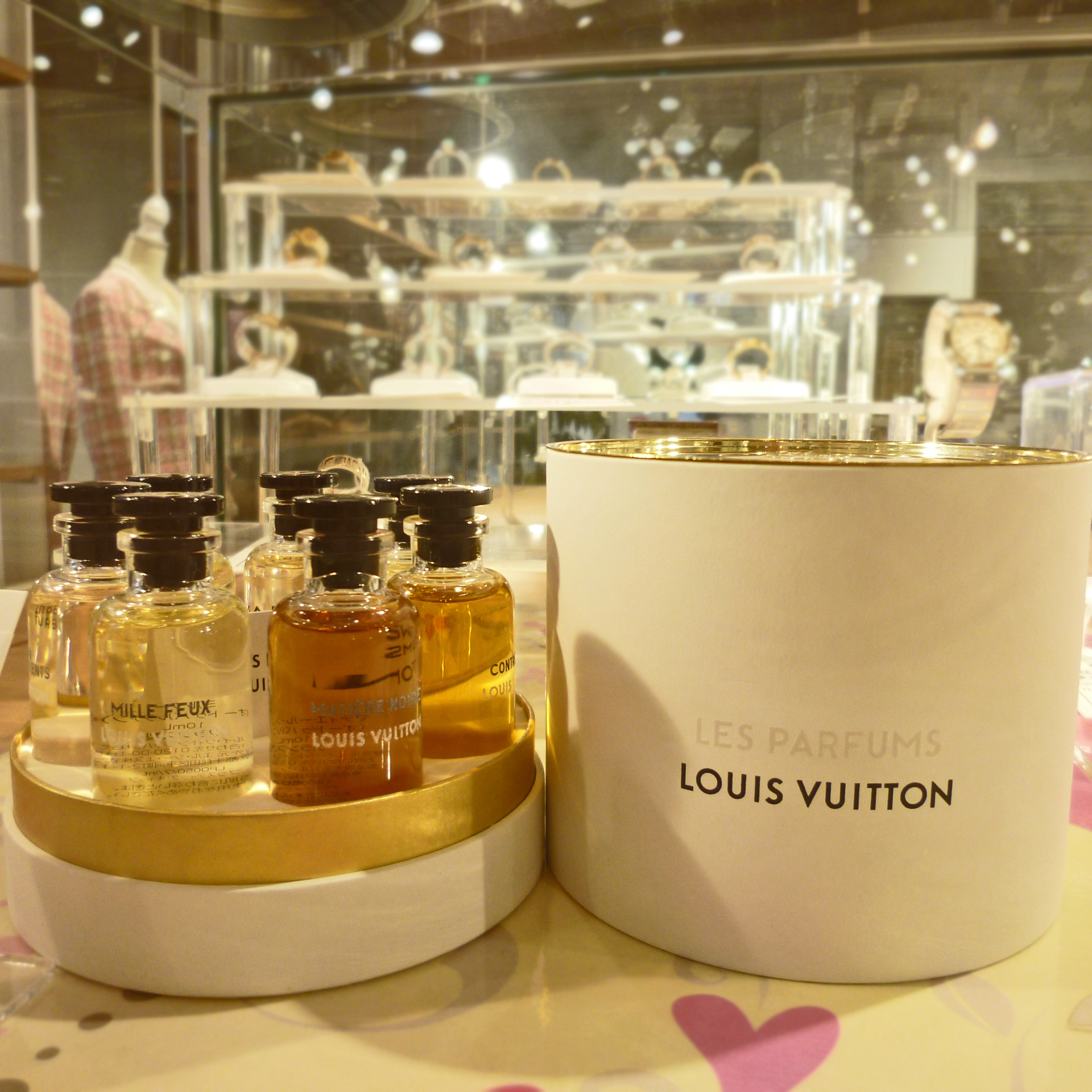 LOUISVUITTON ミニチュアセット ローズデヴァン アポジェ コントロモア
