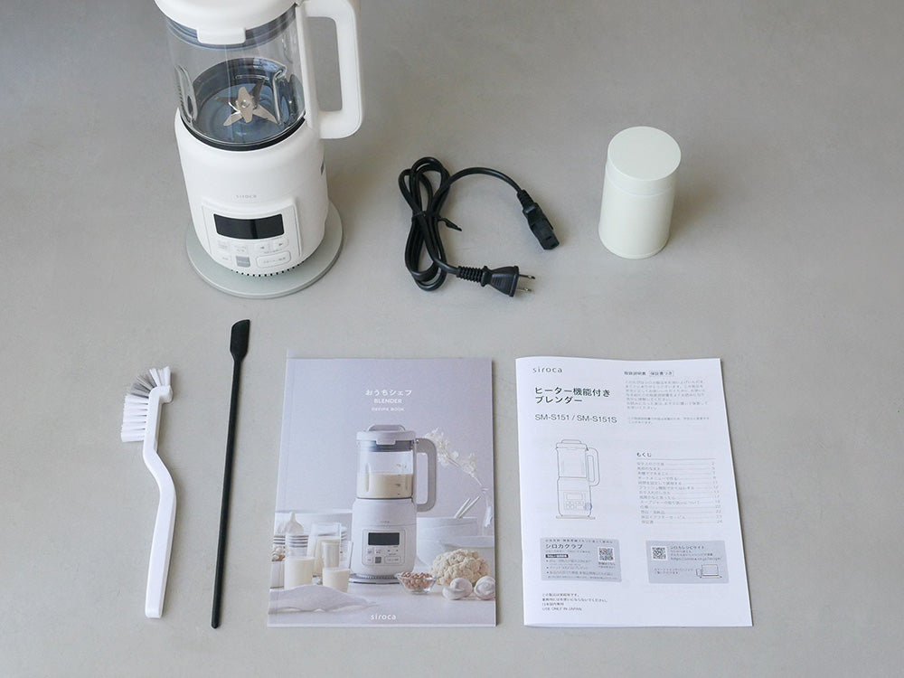 siroca シロカ ヒーター機能付きブレンダー SM-S151 ホワイト 楽天市場