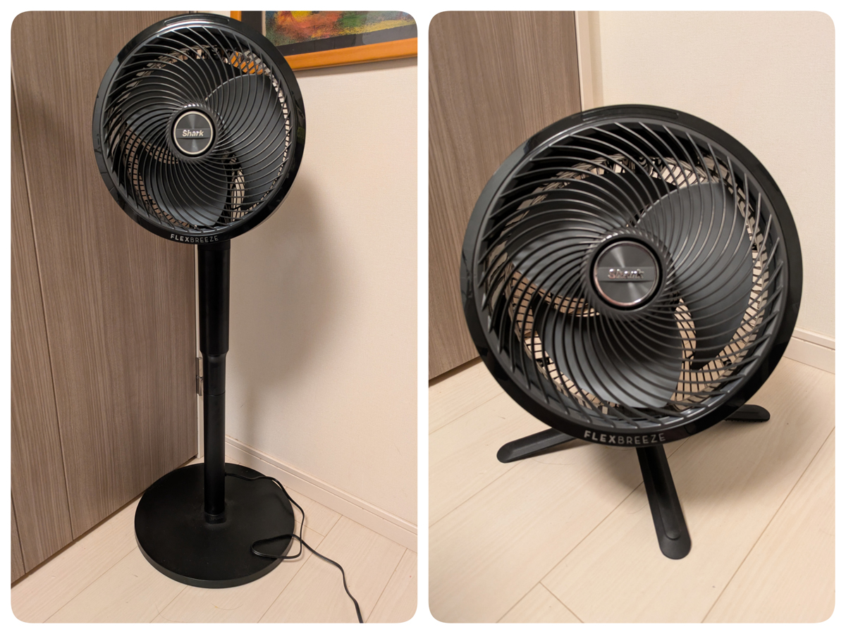 寝室からアウトドアまで1台で。シャークのコードレス扇風機が優秀