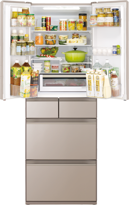 HWタイプ R-HW48N ： 冷蔵庫 ： 日立の家電品