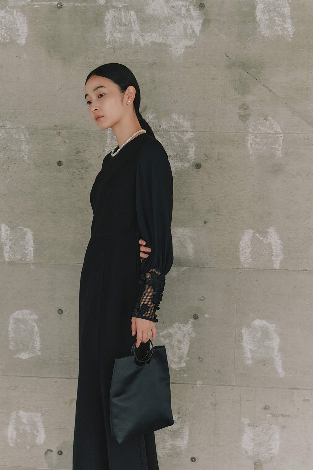 kaene公式オンラインストア エンブロイダリースリーブドレス / 100905