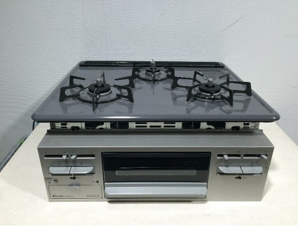 未使用 リンナイ ビルトインコンロ RB32AM5H2SVW 60cm幅 都市ガス