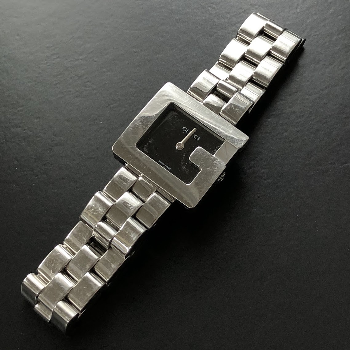 GUCCI グッチ 腕時計 3600L レディース 黒文字盤 シルバー | 京都