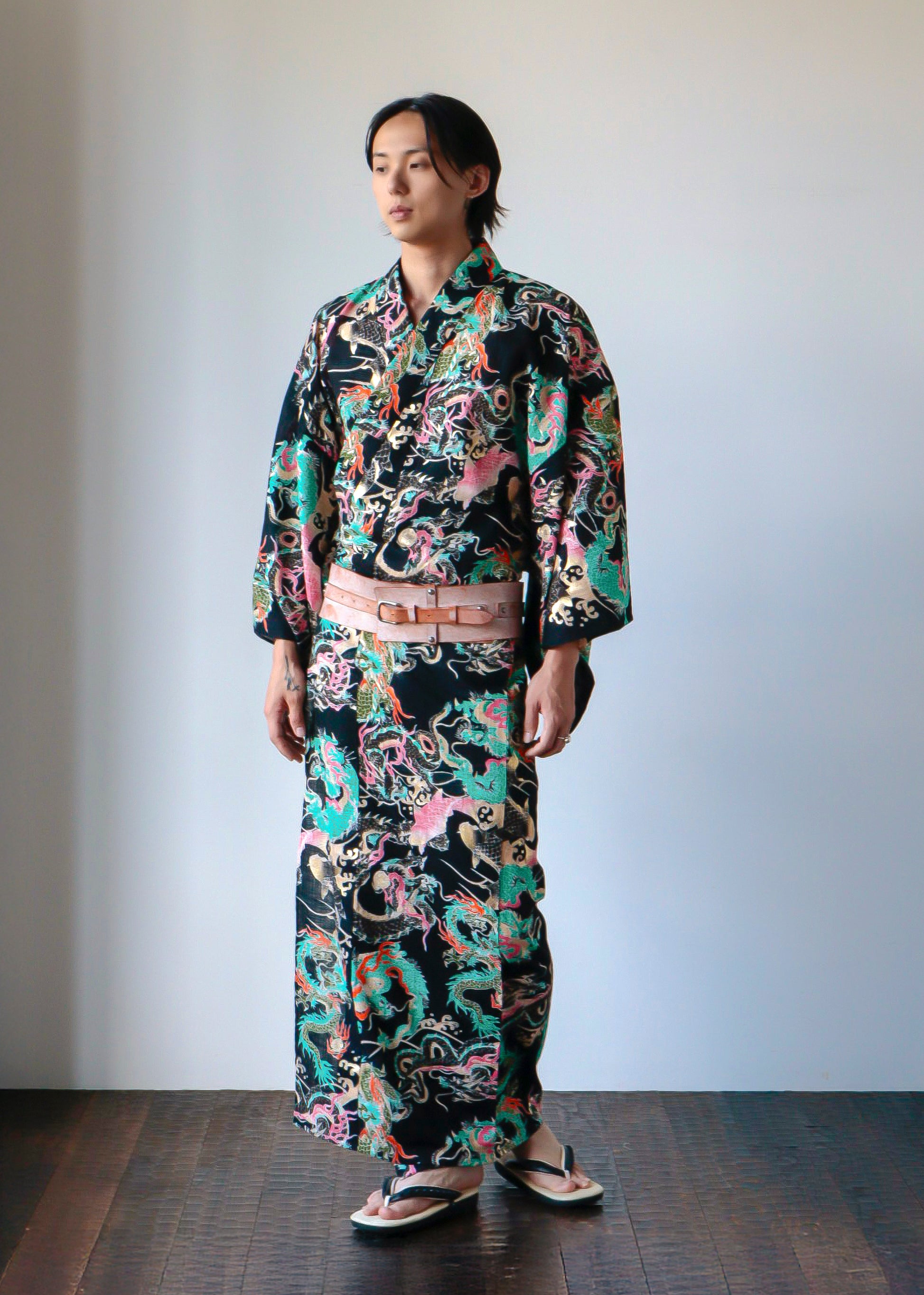 浴衣｜龍舞皇帝 黒｜誉田屋源兵衛