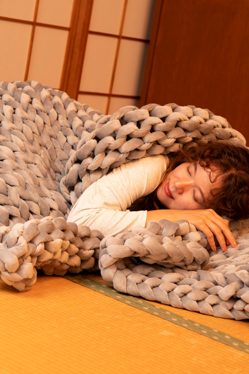 リカバリー加重ブランケットMUSUBI - ON -