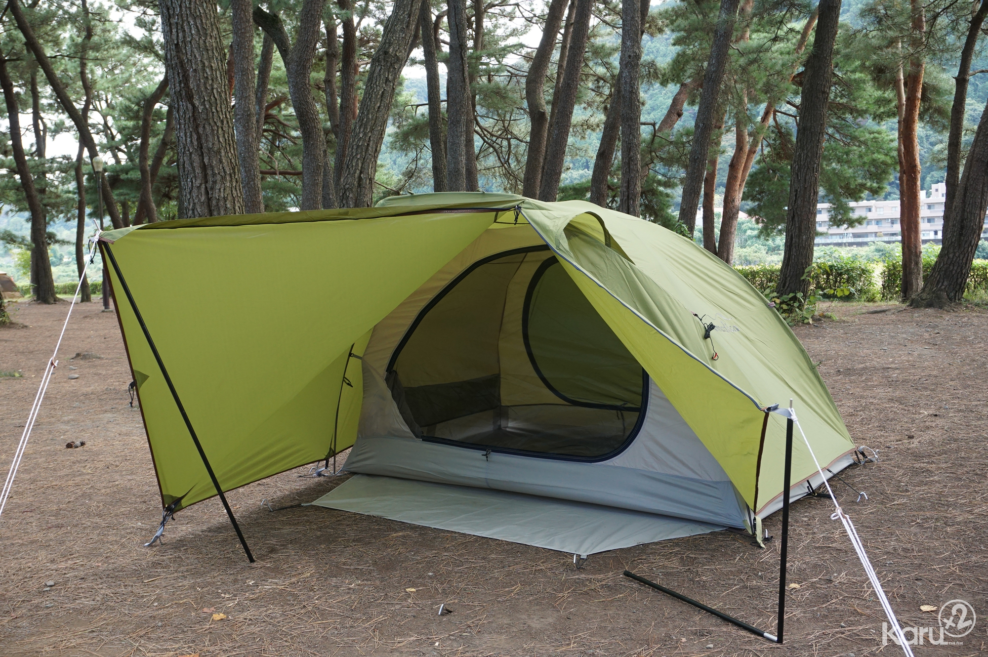 テンマクデザイン×ノマディカ”のコラボツーリングテント『テンゲル