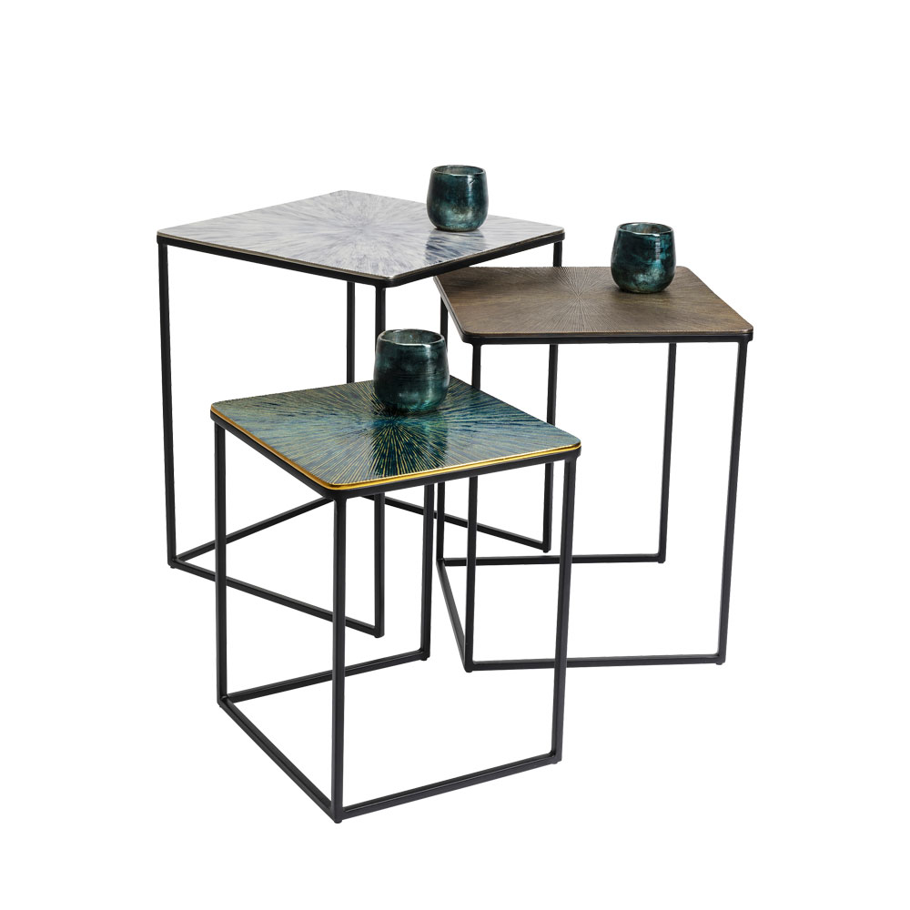 レイ スクエア (3/Set) サイドテーブル - サイドテーブルの通販