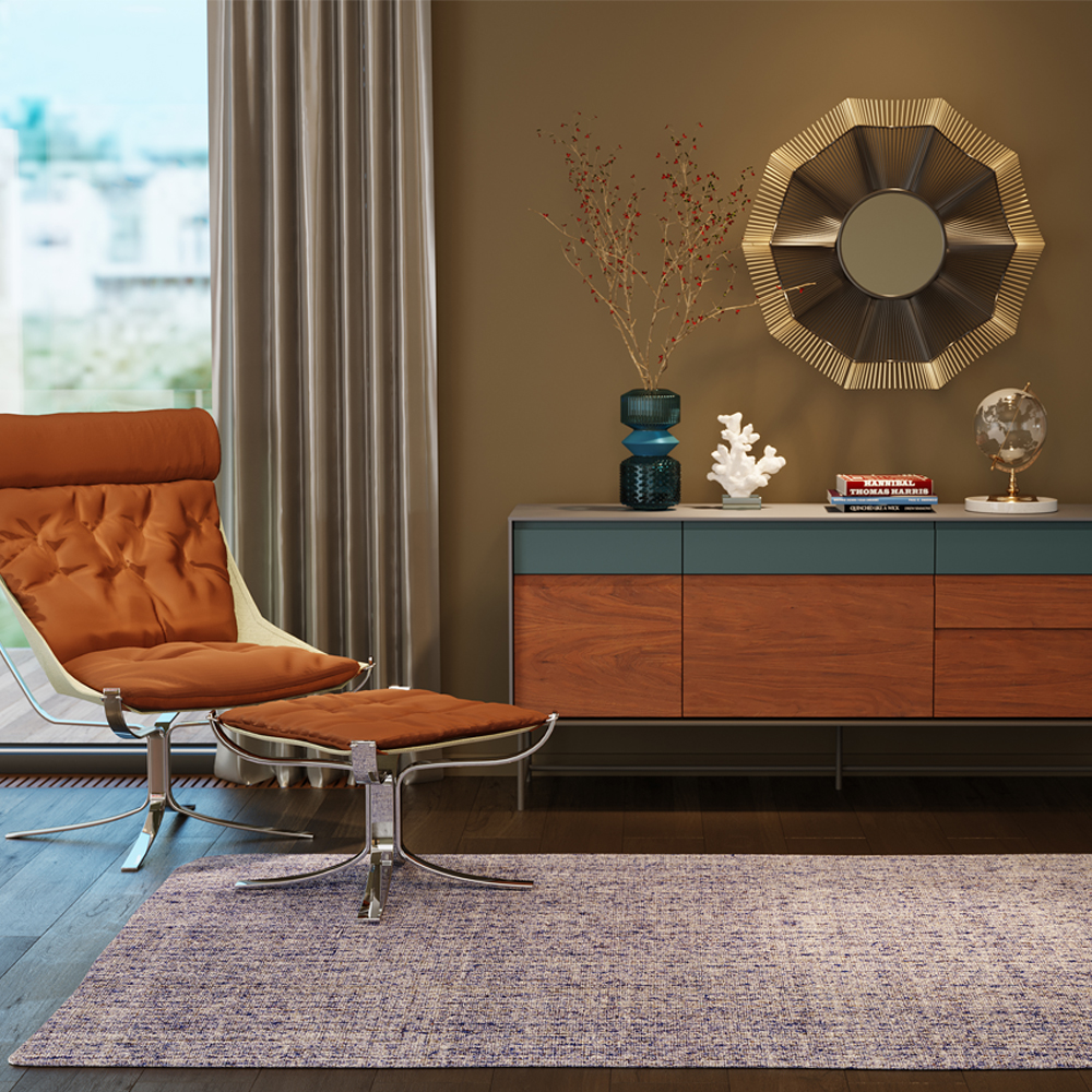 スケッチブルー 170x240cm カーペット * - カーペット・ラグ・マット