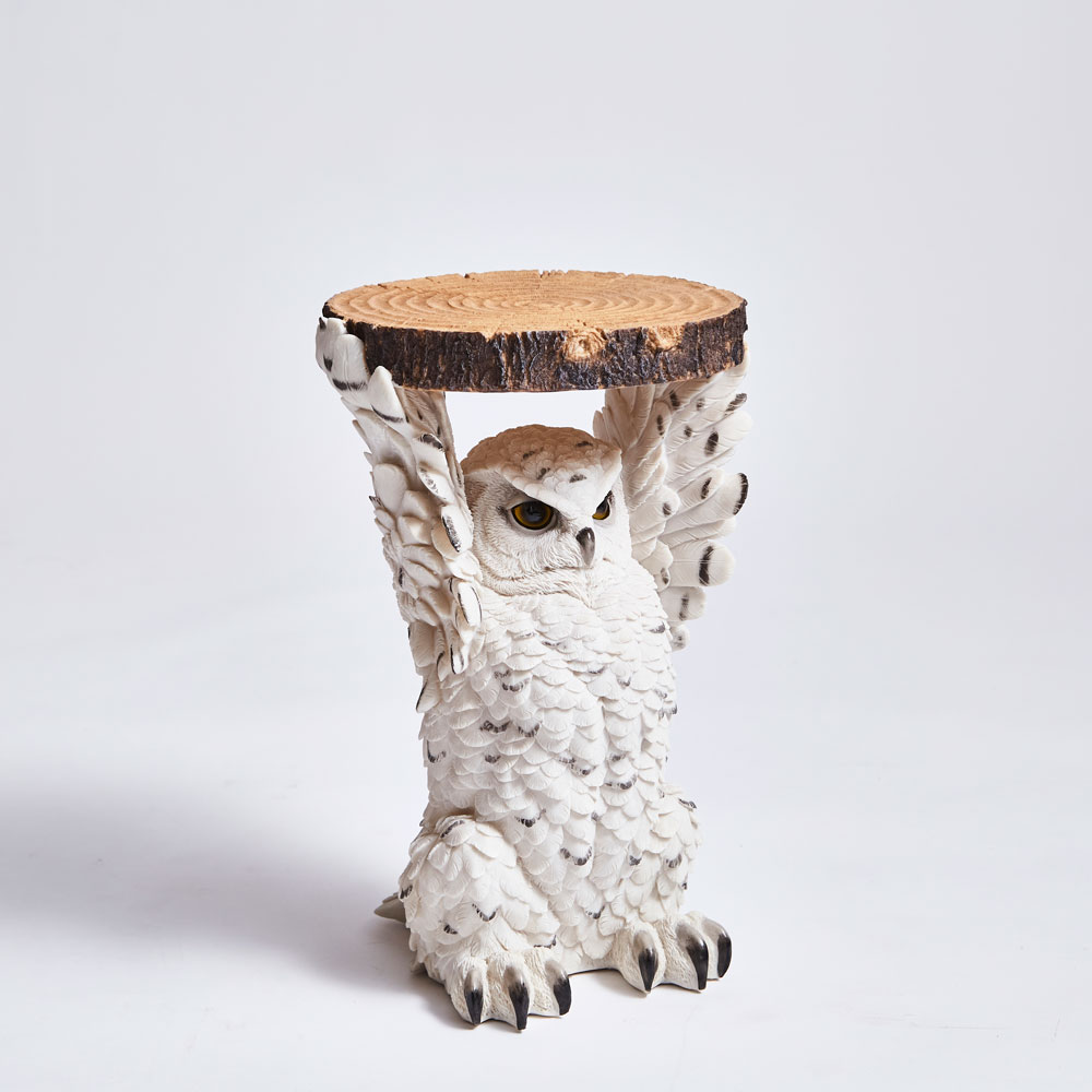 廃番】アニマルサイドテーブル オウル - サイドテーブルの通販
