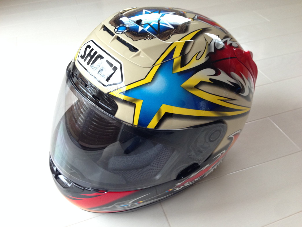 SHOEI X-Eleven NORICK を入手してノリックレプリカヘルメット