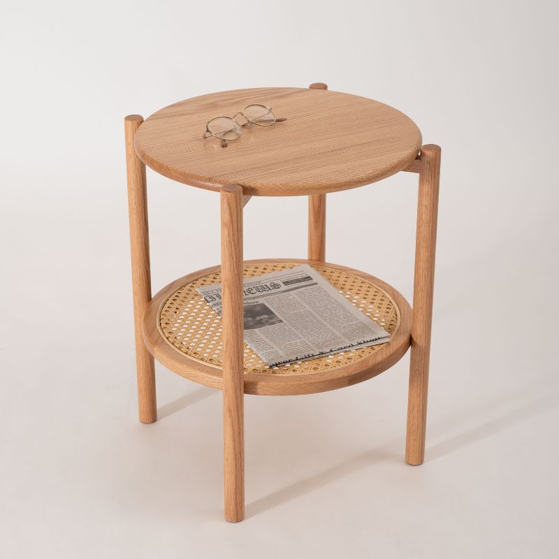 ラタンサイドテーブル【ナチュラル】 – 河口家具製作所オンライン