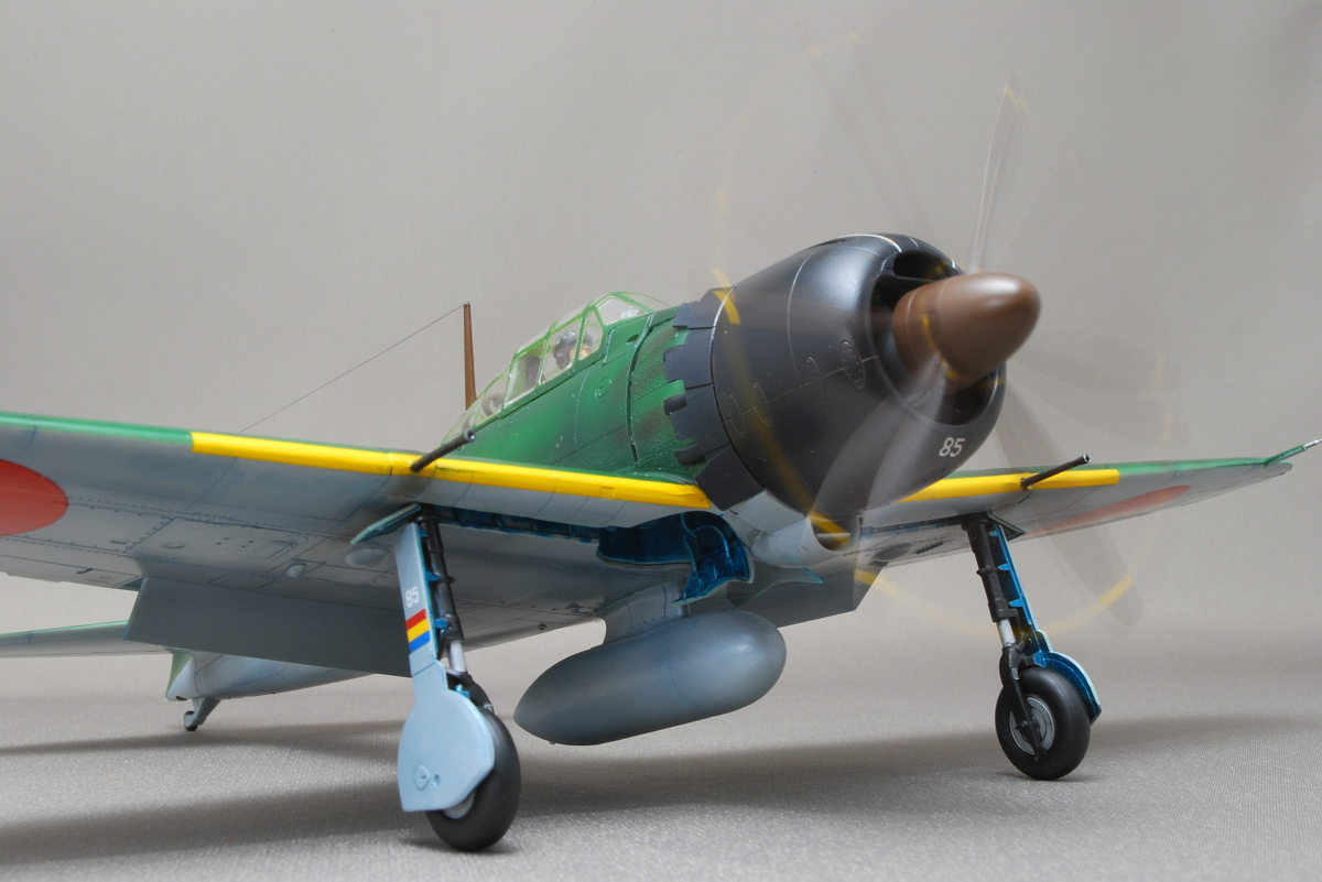 零戦五二型/五二型甲 大日本帝国海軍艦上戦闘機 タミヤ 1/48 組立と