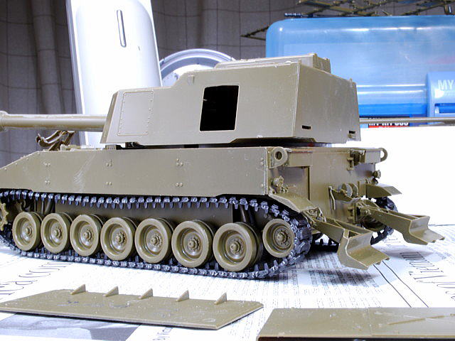 M109A6 パラディン アメリカ軍自走砲 イタレリ 1/35 組立と塗装・製作