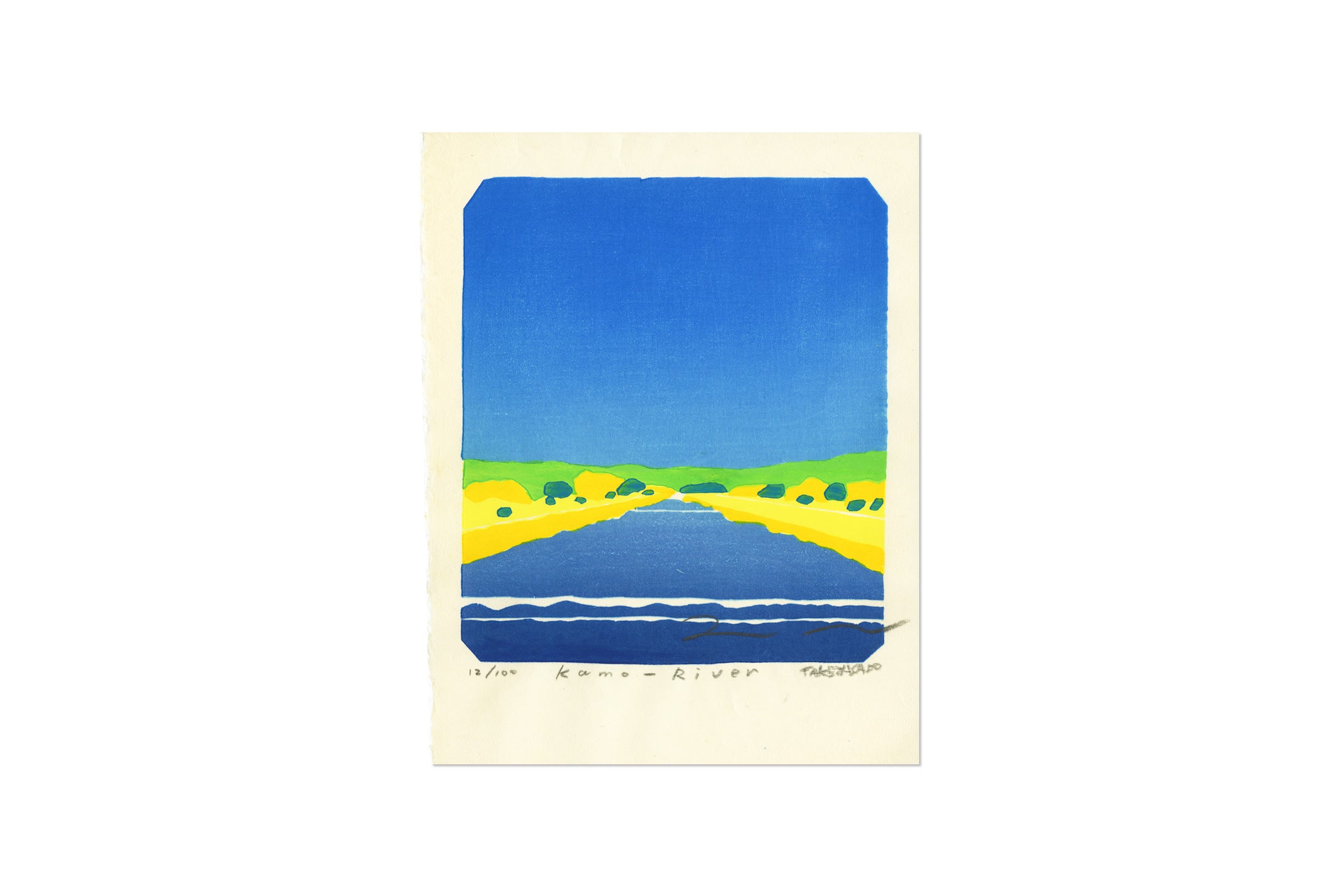 Kamo-River – Kenji Takenaka WoodBlock-Print Arts