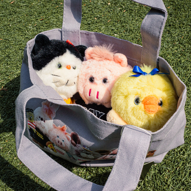 ランチトート / グレー / いしがあかね