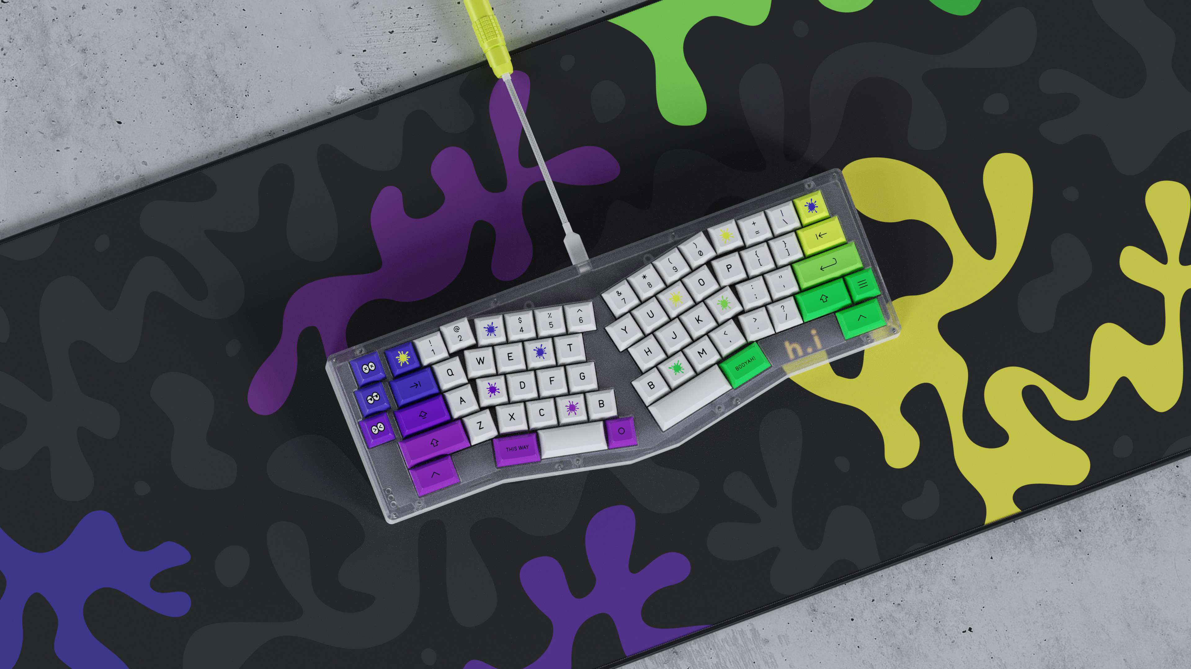 Soda Squid KAM Profile PBT Keycaps|Keyreative